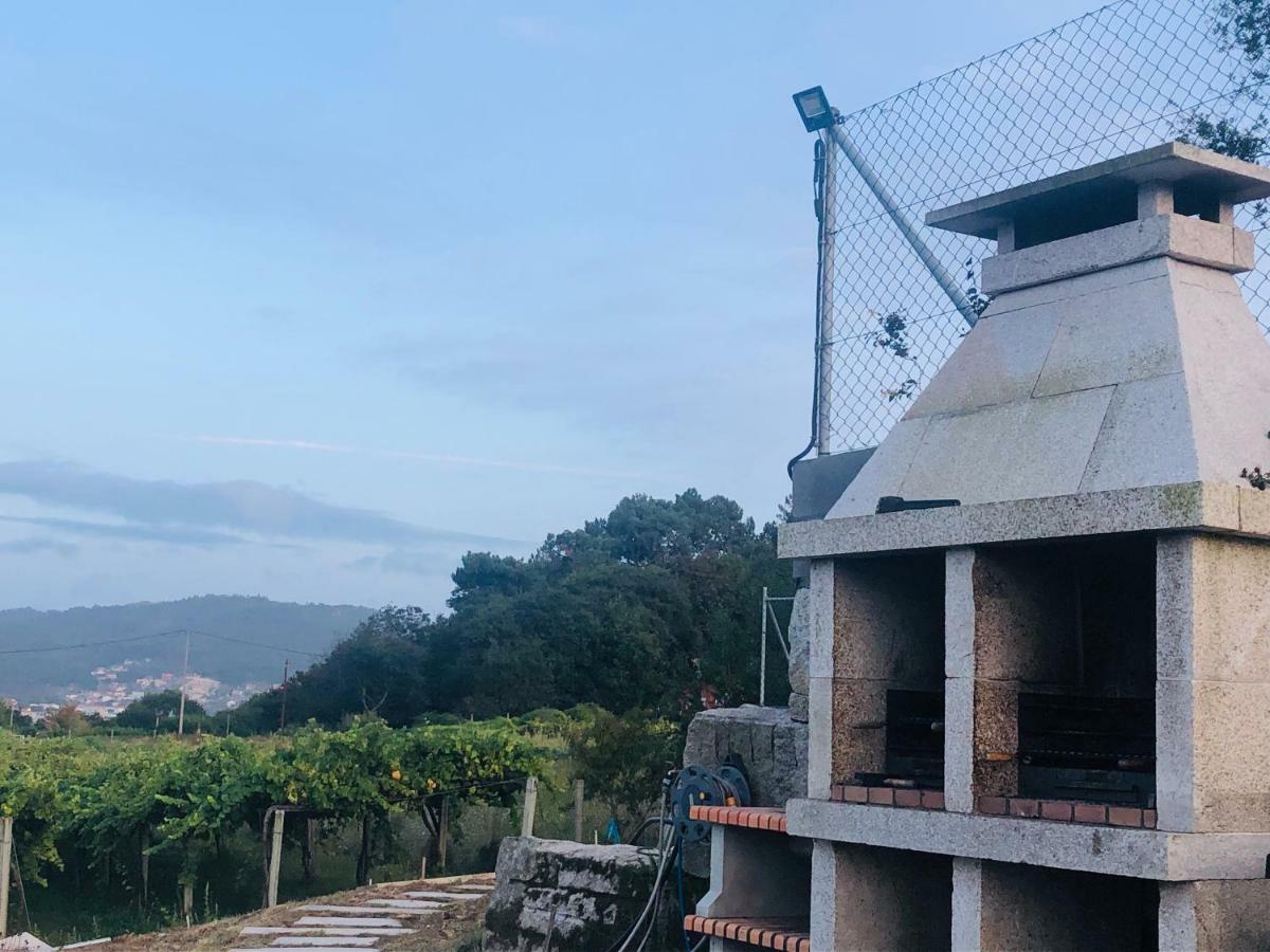 Casa Con Jardin Al Lado De Playa Hio Villa Vilanova  Exteriör bild