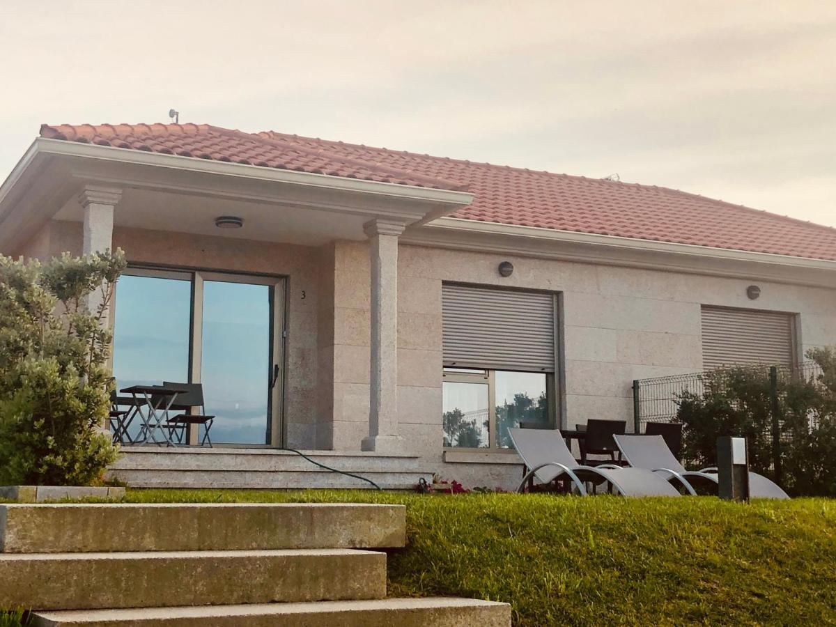 Casa Con Jardin Al Lado De Playa Hio Villa Vilanova  Exteriör bild